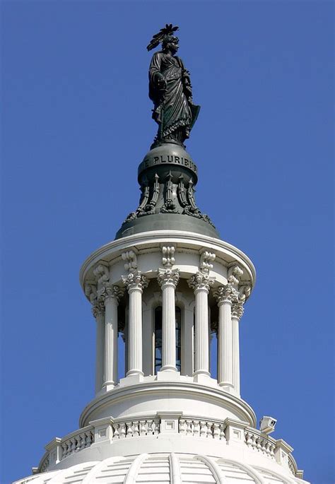 The Statue Of Freedom Is A Bronze Statue That Since 1863 Has Crowned