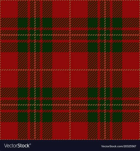 Christmas Tartan Plaid Seamless Pattern Royalty Free Vector