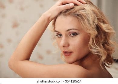 Sensual Blonde Woman Posing Naked Nude Stock Photo Shutterstock