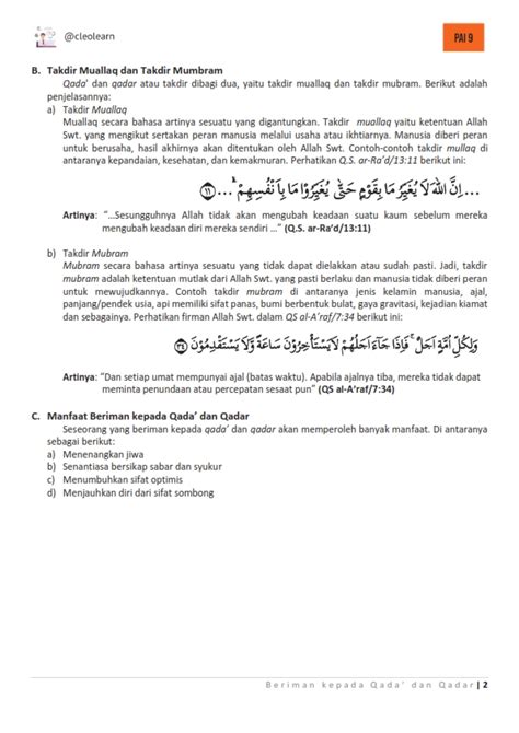 List Of Hikmah Beriman Kepada Qada Dan Qadar References Blog Guru Kita