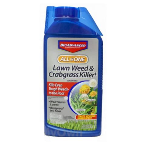 Bioadvanced All In One Lawn Weed And Crabgrass Killer 32 Oz Concentrate