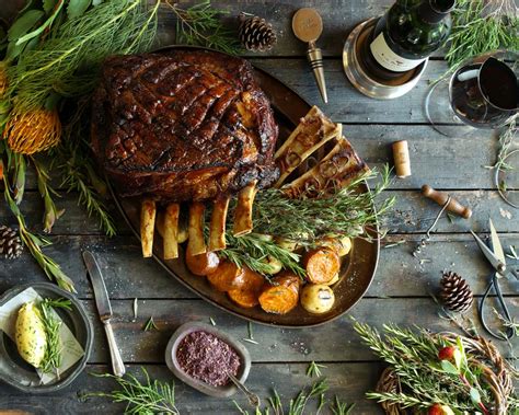 What Vegetable To Serve With Prime Rib - Prime Rib Roast With Seasonal Vegetables Stock Photo ...