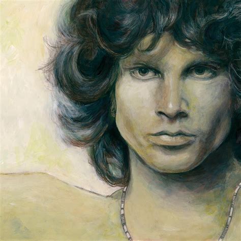 Jim Morrison Illustration In Mixed Media In 2020 Illustration Relief