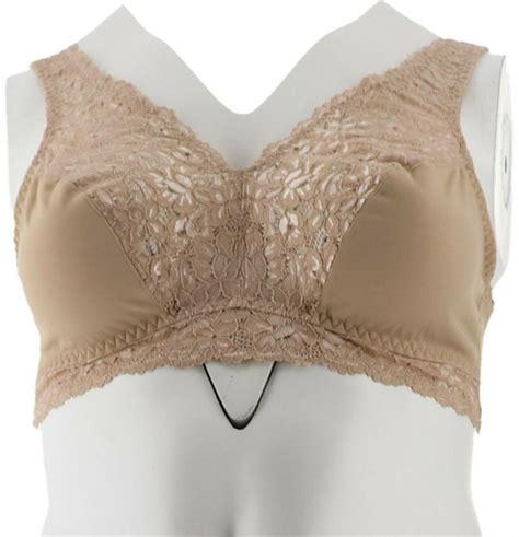 Breezies Set Two Soft Support Lace Bras Warm Beige M New A307831 Bras