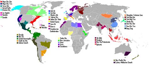 Judge Dredd World Map By Saint Tepes On Deviantart