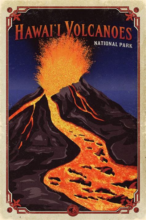 Hawaii Volcanoes National Park Poster Hawaii Volcanoes National Park