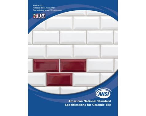 Buy Ansi A1371 2021 Ceramic Tile Specifications