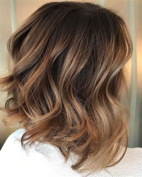 Looks With Caramel Highlights On Brown Hair For Balayage Hair
