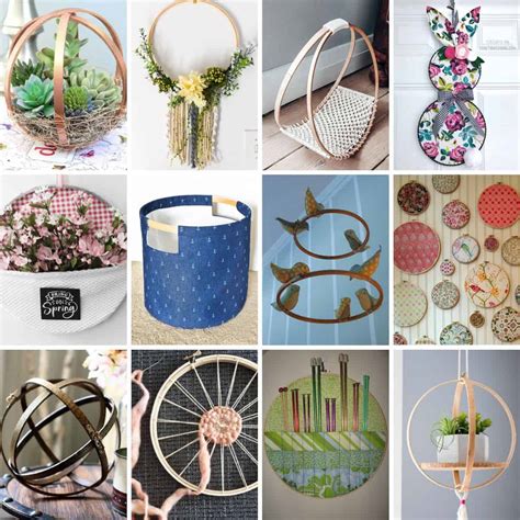 Embroidery Hoops Crafts For Home Decor Crafty Blog Stalker