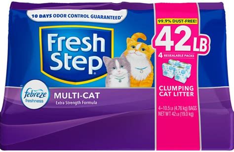 Fresh Step Multi Cat Extra Strength Scented Clumping Cat Litter 42 Lb