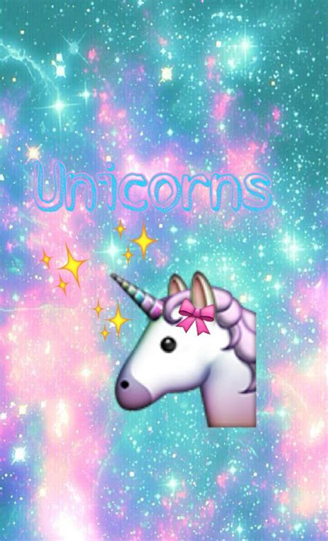 Download Unicorn Emoji Wallpaper Tumblr Wallpaper Bergerak