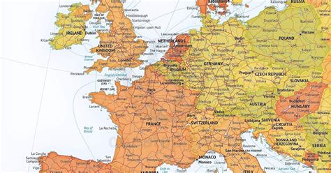 25 New Detailed Map Of Western Europe