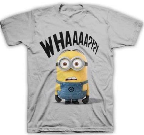 Details About Official Despicable Me Minion Whaaaa T Shirt Comedy