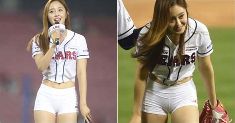 The Beautiful Choi Seol Hwa Burned Down The Baseball Field