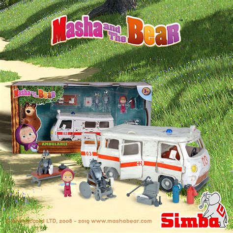 Make Way For Masha And The Ambulance Masha And The Bear Ambulance