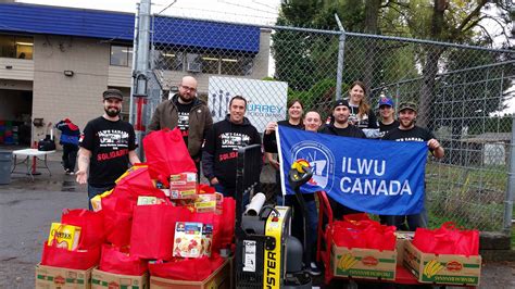 Ilwu Young Workers Committee Charity Work Ilwu Canada