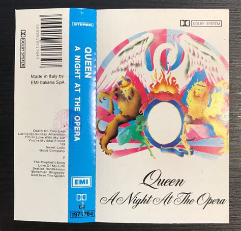 Queen A Night At The Opera Cassette Album Reissue