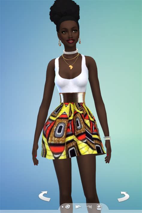 The Sims 4 Xelenn African Hoodie Base Long Hoodie Cropped Hoodie