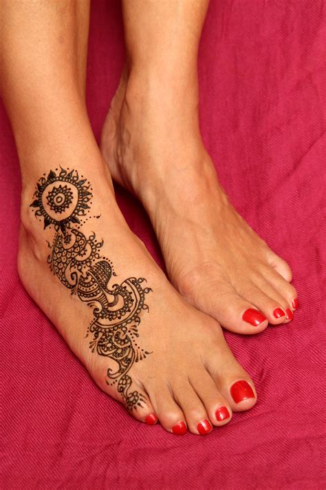 Foot Henna Design Alliebee Henna Blog