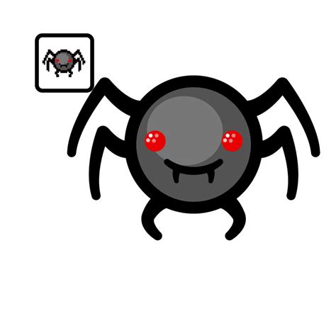 Vectorized Isaac Week 66 Spider Bite Rbindingofisaac