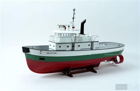 Shelley Foss Tugboat Handcrafted Model Boat Savyboat