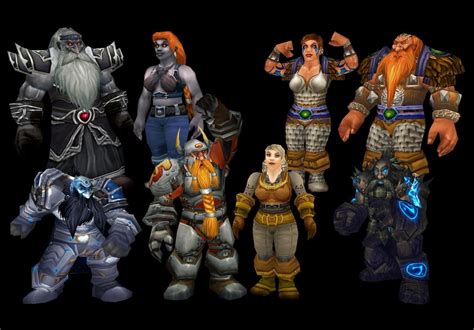 World Of Warcraft Female And Male Dwarfs Dwarf Worldofwarcraft World