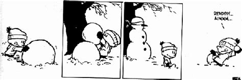 10 Calvin And Hobbes Comic Strips Involving Hilariously Morbid Snowmen