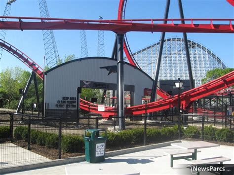 Newsparcs X Flight A New Wing Coaster From Bolliger And Mabillard Takes Flight At Six Flags