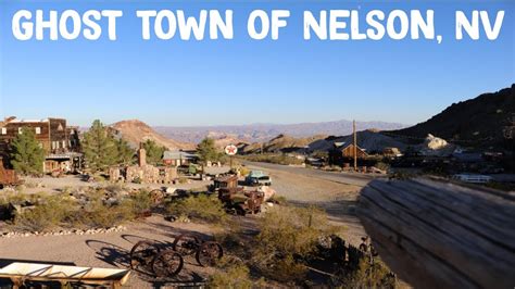 Old Mining Ghost Town Of Nelson Nevada In The Hills Of