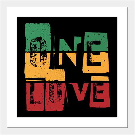 One Love Reggae Music Rasta Colours One Love Posters And Art Prints