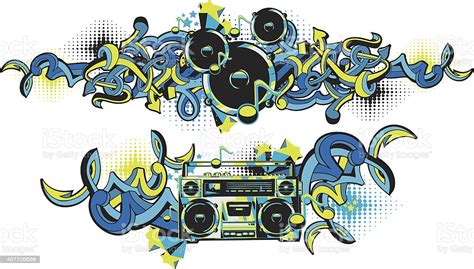 Music Graffiti Stock Illustration Download Image Now