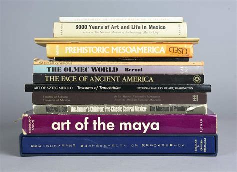 14 Mesoamerican History And Art Books Auction