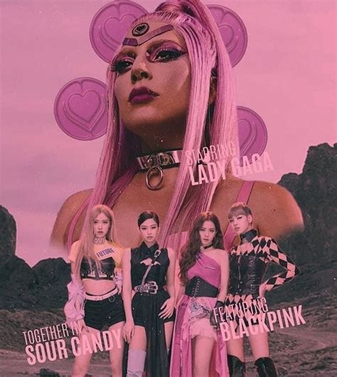 blackpink lady gaga sour candy music video