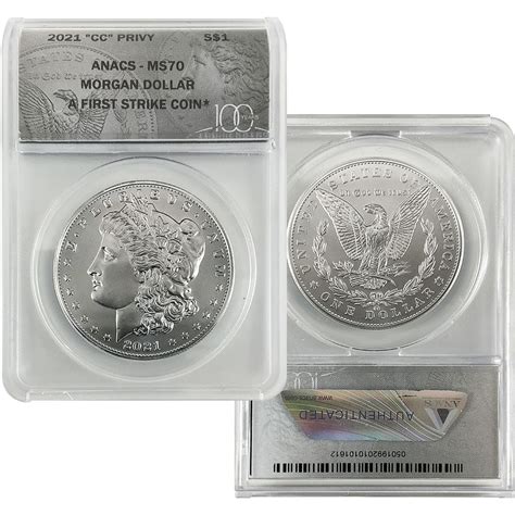 2021 Carson City Morgan Dollar Ms70 Us Coins