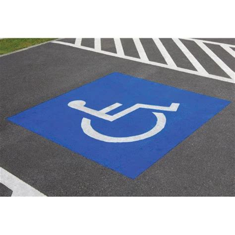 Handicapped Parking Symbol Stencil 30 X 36 Hillman 843409 Walmart