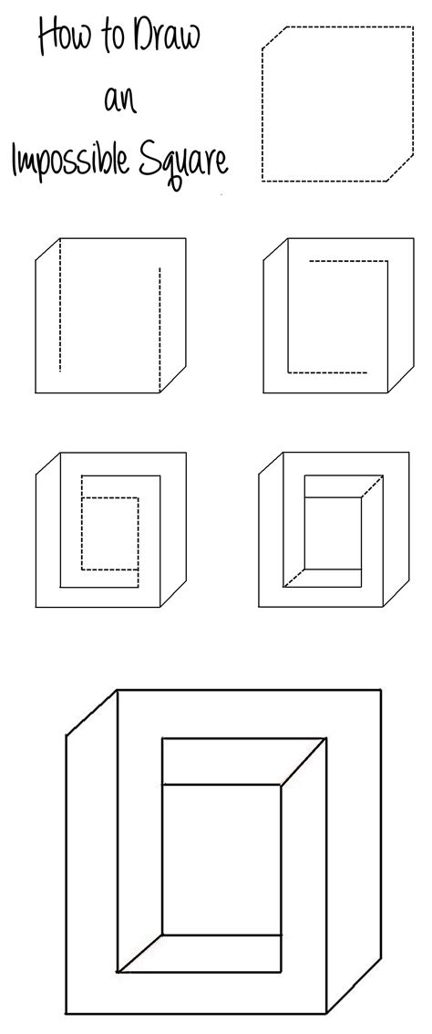 how to draw easy optical illusions step by step