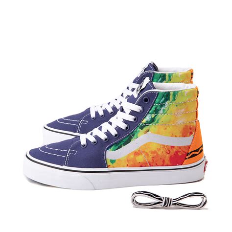 Vans X Crayola Sk8 Hi Mash Up Melt Skate Shoe Multicolor Journeys