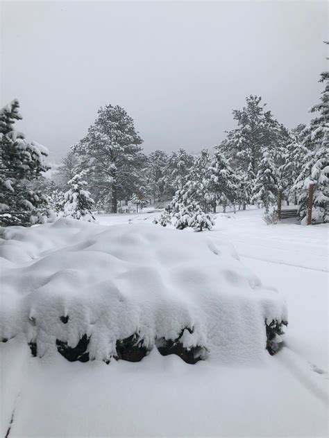 Photo Gallery Shocking Amounts Of Snow Falls On Estes Park Estes