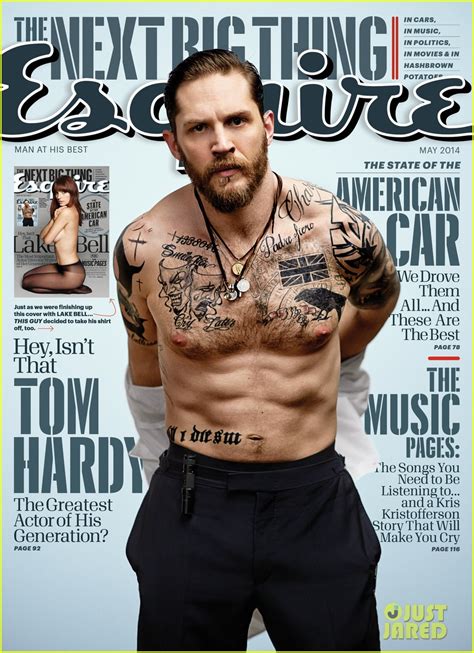 Tom Hardy Us Esquire May