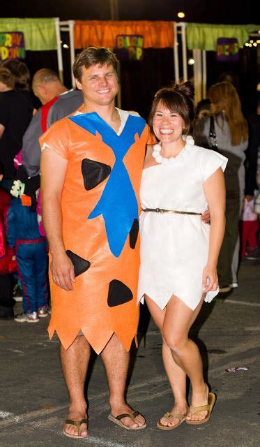 Fred And Wilma Flinstone Couples Diy Halloween Costume Different