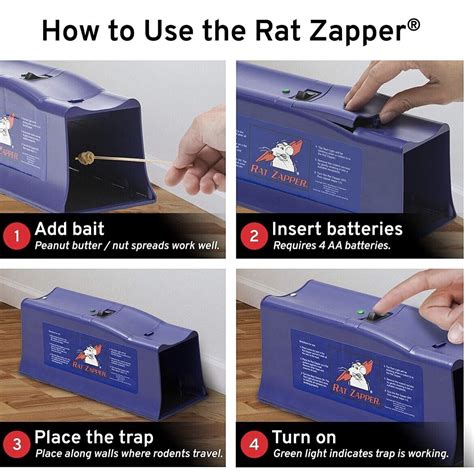 Rat Zapper Classic Rzc001 4 Indoor Electronic Mouse And Rat Trap 1