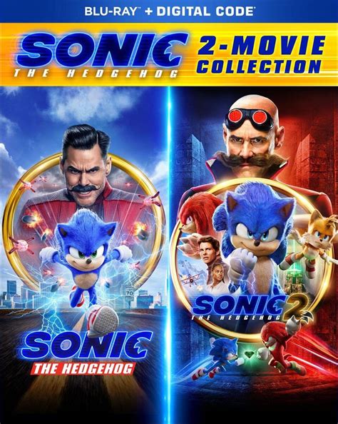 Sonic The Hedgehog 2 Movie Collection Blu Ray Fílmico
