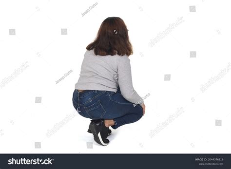 Woman Squatting From Behind Stock Photos Images Photography