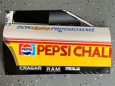 Wow Pepsi Challenger Funny Car Drag Racing Sign Dragster Don Prudhomme