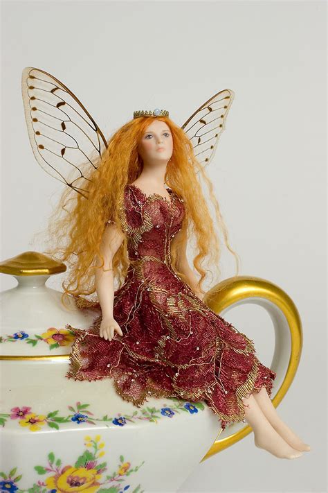 Limoge Teapot Fairy Porcelain One Of A Kind Art Doll By Susan Snodgrass