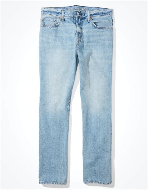Buy American Eagle Men Blue Relaxed Straight Jean Online 686980