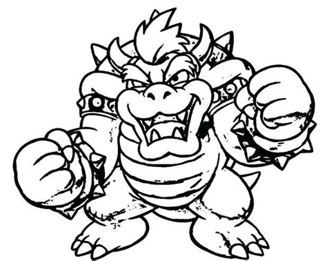 Bowser Coloring Pages Best Coloring Pages For Kids Páginas para