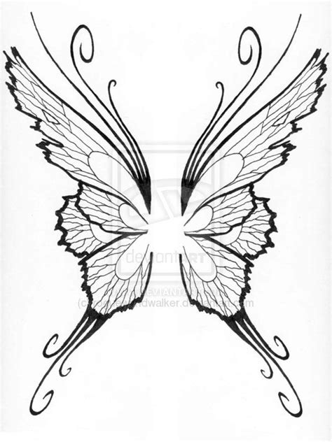 Fairy Wing Tattoo By Roguewyndwalker On Deviantart Fairy Wing Tattoos Butterfly Wing Tattoo