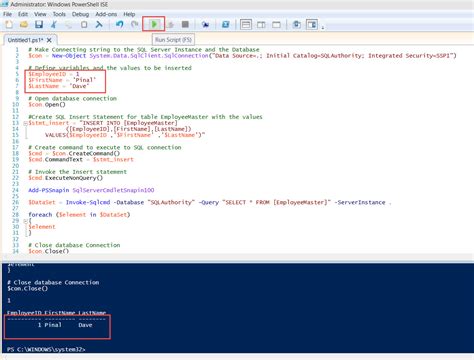 Invokesqlcmd Cmdlet In Sql Server With Powershell Youtube