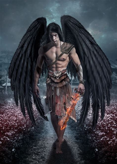 Male Angels Angels And Demons Male Fallen Angel Fantasy Art Men Fantasy Warrior Angel